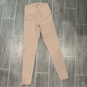 Beach Riot Ribbed High Waisted Leggings in Tan/Nude
